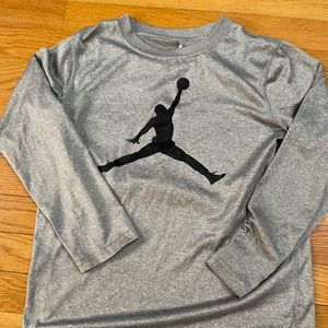 Boys Jumpman dri-fit long sleeve tee